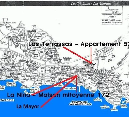 Terassas- Playa De Americas - Tenerife- Espagne * 플라야데라스아메리카스