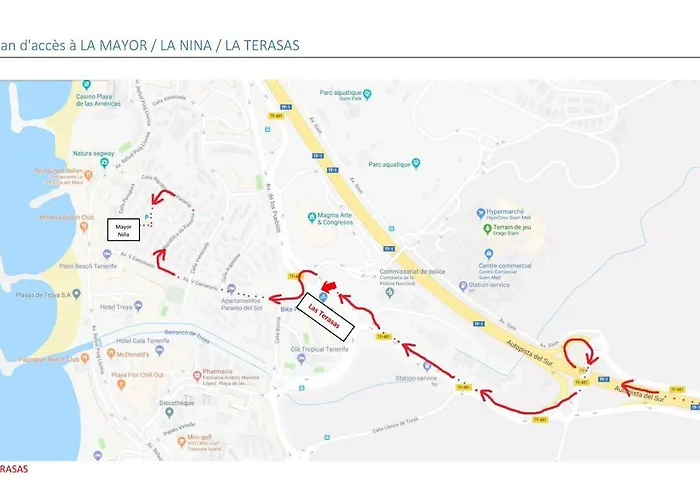 Terassas- Playa De Americas - Tenerife- Espagne 플라야데라스아메리카스